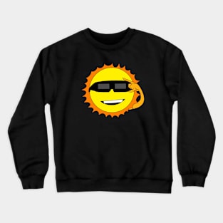 animated sun Crewneck Sweatshirt